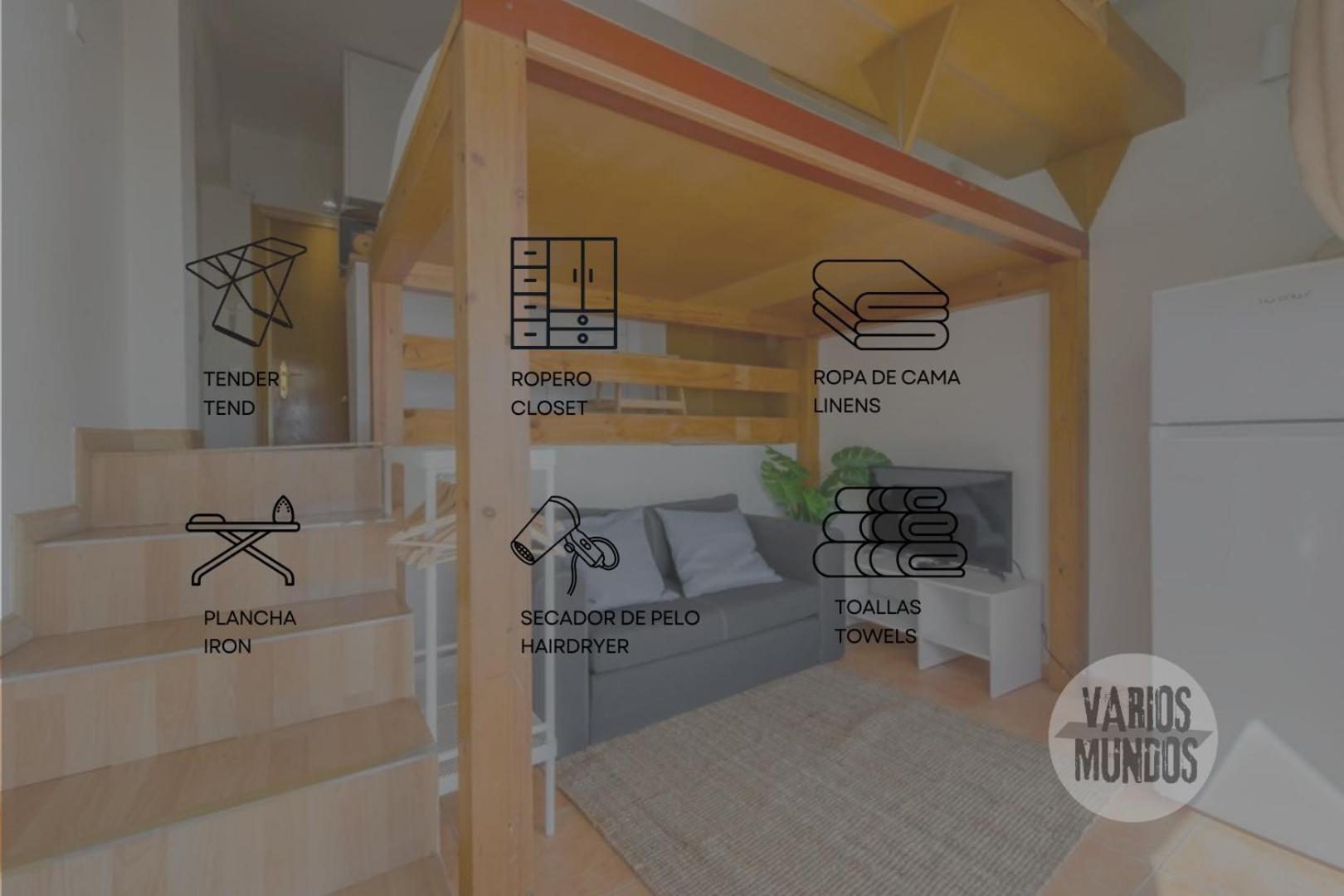 Apartamento Nuevo Atico Loft 1Hab 3Pax En La Plaza De Chueca Madrid Exterior foto